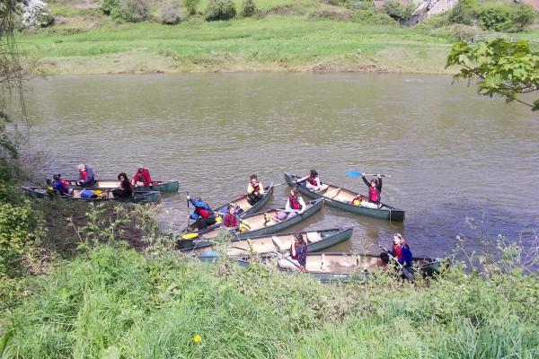 River canoe