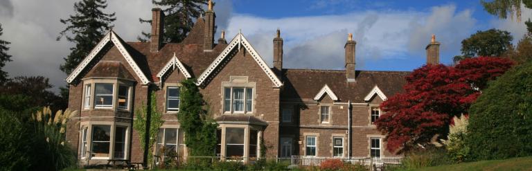 Back view of Main House